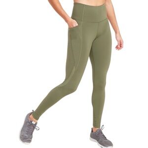 Old‎ Navy Active Olive Compression Go-Dry Leggings